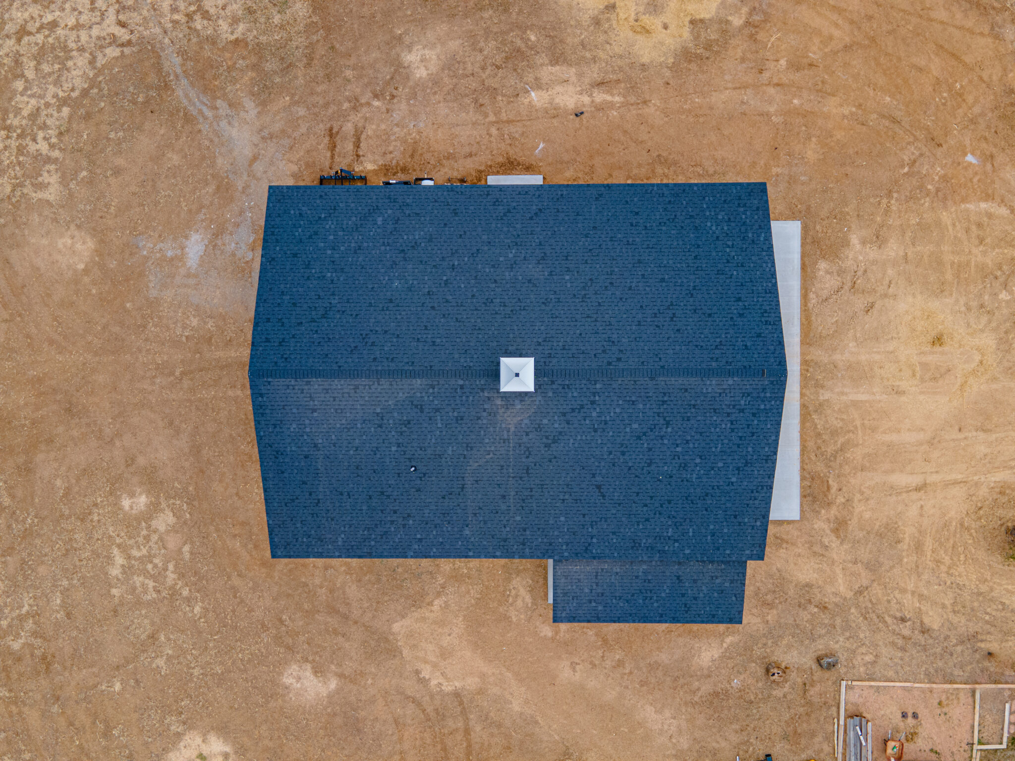 A overhead view of a kiefer built home